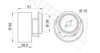 FORD 3661243 Tensioner Pulley, timing belt